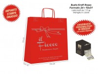 BUSTE IN CARTA KRAFT ROSSA